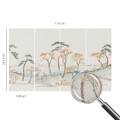 Savaime lipnus fototapetas Fredeligto kraštovaizdis