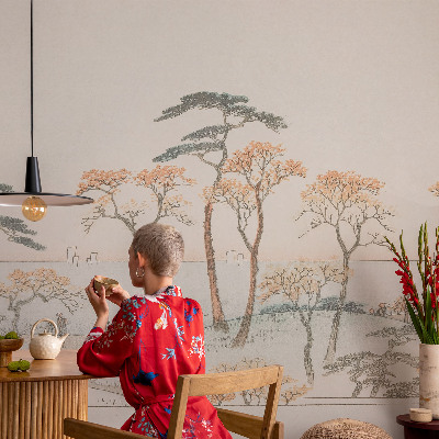 Savaime lipnus fototapetas Fredeligto kraštovaizdis