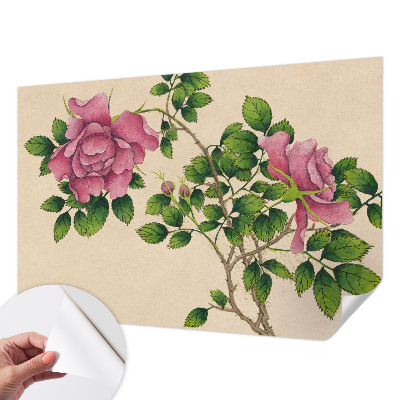 Savaime lipnus fototapetas Romantiška rožinė