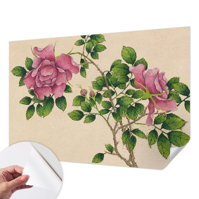 Savaime lipnus fototapetas Romantiška rožinė