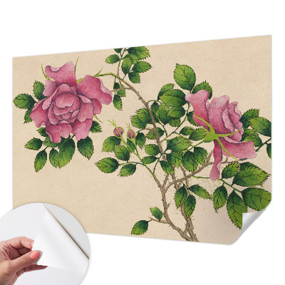 Savaime lipnus fototapetas Romantiška rožinė