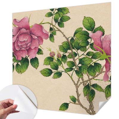 Savaime lipnus fototapetas Romantiška rožinė