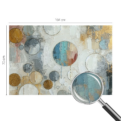 3D fototapetas Geometriniai apskritimai