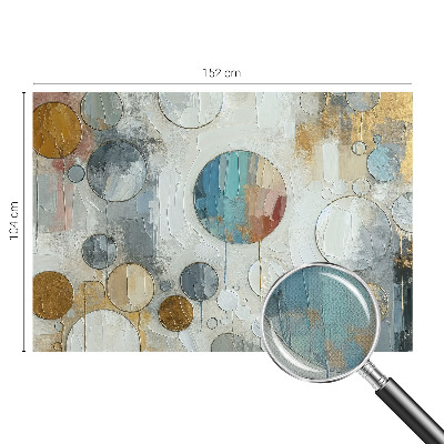 3D fototapetas Geometriniai apskritimai