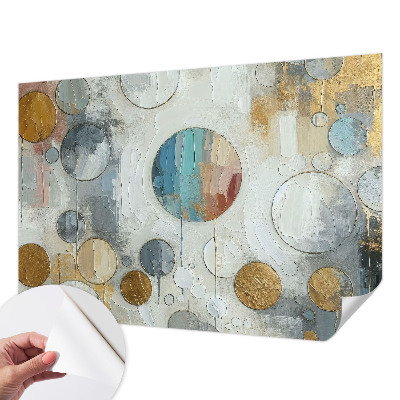 3D fototapetas Geometriniai apskritimai