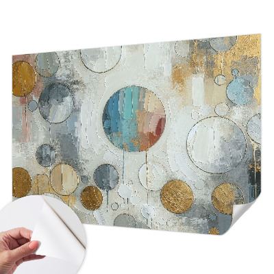 3D fototapetas Geometriniai apskritimai