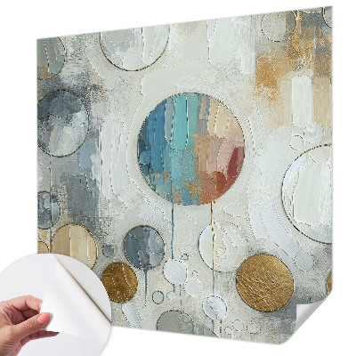 3D fototapetas Geometriniai apskritimai