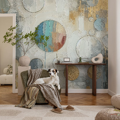 3D fototapetas Geometriniai apskritimai