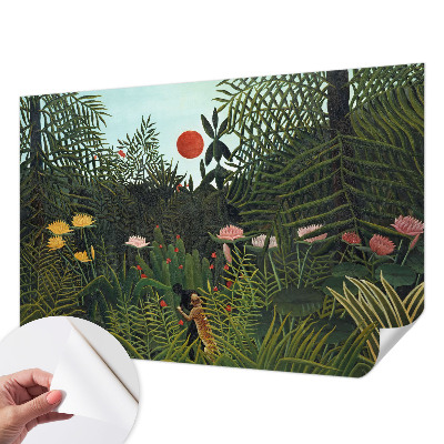 3D fototapetas sienoms su egzotišku kraštovaizdžiu