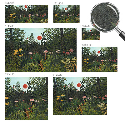 3D fototapetas sienoms su egzotišku kraštovaizdžiu