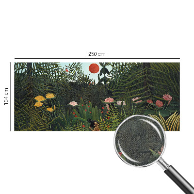 3D fototapetas sienoms su egzotišku kraštovaizdžiu