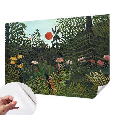 3D fototapetas sienoms su egzotišku kraštovaizdžiu