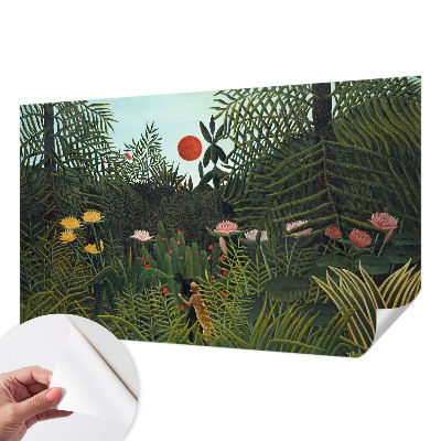 3D fototapetas sienoms su egzotišku kraštovaizdžiu