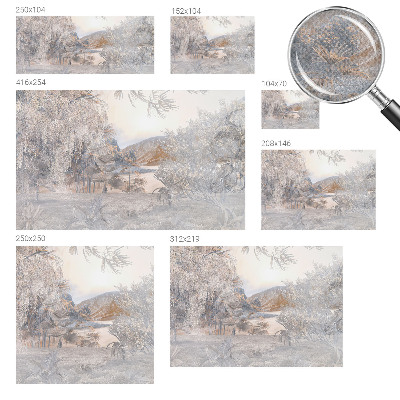 3D fototapetas sienoms Subtilūs natūralūs