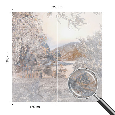 3D fototapetas sienoms Subtilūs natūralūs