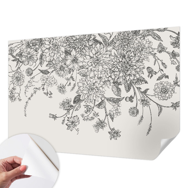 Fototapetai Blomstermønster