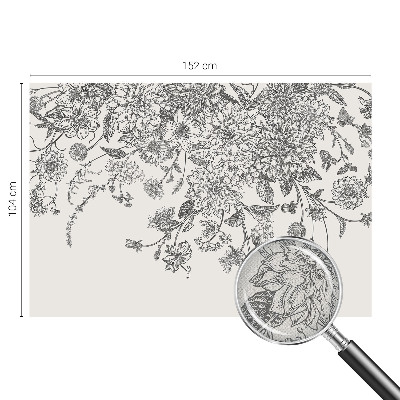 Fototapetai Blomstermønster