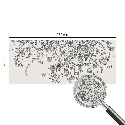 Fototapetai Blomstermønster