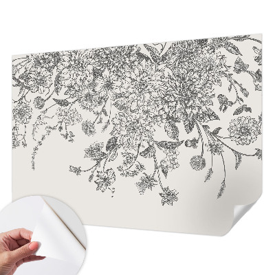 Fototapetai Blomstermønster