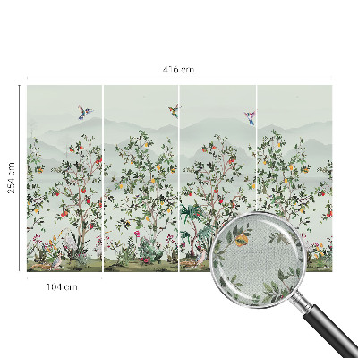 Fototapetas vaiko kambariui Egzotiniai medžiai