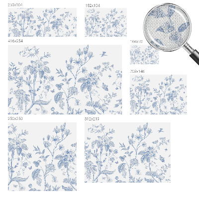 Fototapetas vaikams Blomstermønster