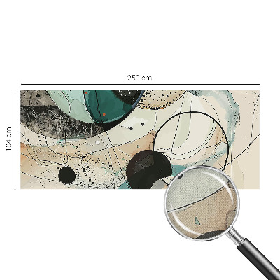 Savaime lipnus fototapetas Spalvingi apskritimai