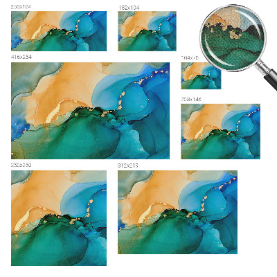 3D fototapetas su spalvingais bulgarais