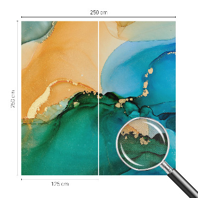 3D fototapetas su spalvingais bulgarais