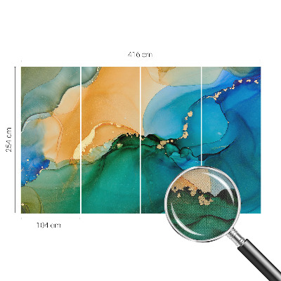 3D fototapetas Spalvingi bulgarai