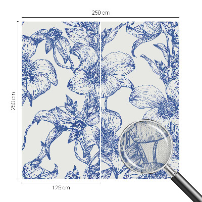 Tapetai Blomstergrene