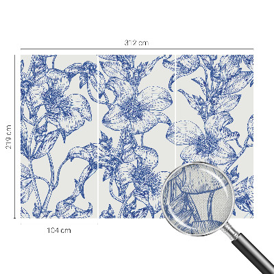 Tapetai Blomstergrene