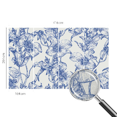 Tapetai Blomstergrene