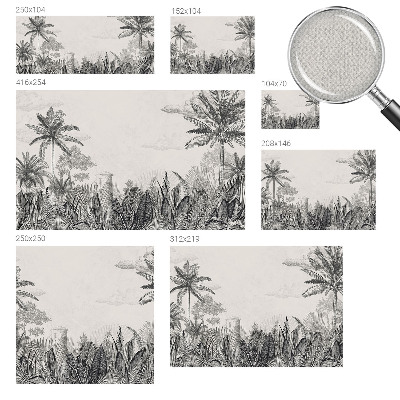 Savaime lipnus fototapetas Tropinis kraštovaizdis