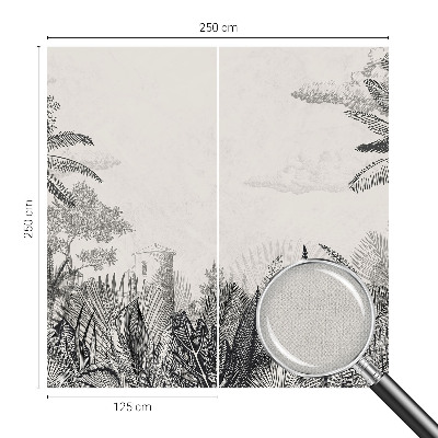 Savaime lipnus fototapetas Tropinis kraštovaizdis