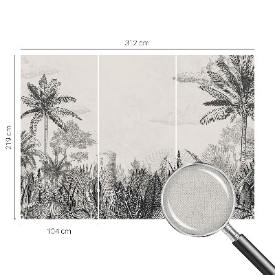 Savaime lipnus fototapetas Tropinis kraštovaizdis