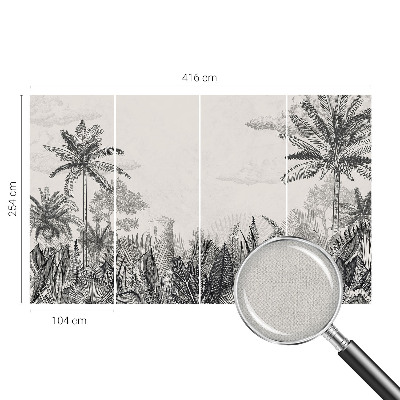 Savaime lipnus fototapetas Tropinis kraštovaizdis