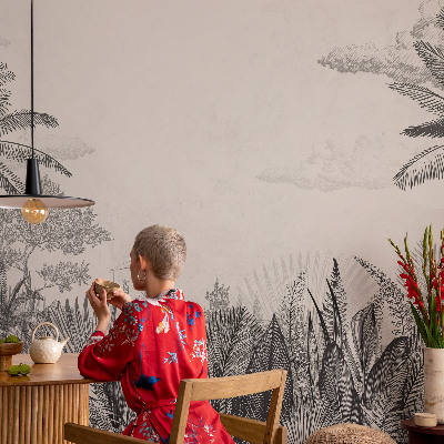 Savaime lipnus fototapetas Tropinis kraštovaizdis