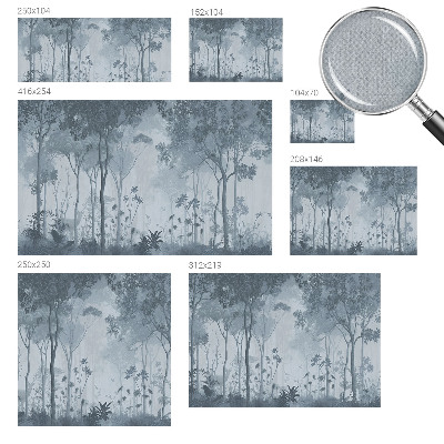 3D fototapetas Skovens mystik