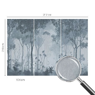 3D fototapetas Skovens mystik