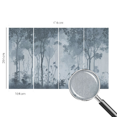 3D fototapetas Skovens mystik