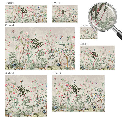 3D fototapetas sienoms Tropikų oazė