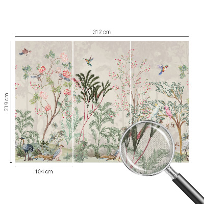 3D fototapetas sienoms Tropikų oazė