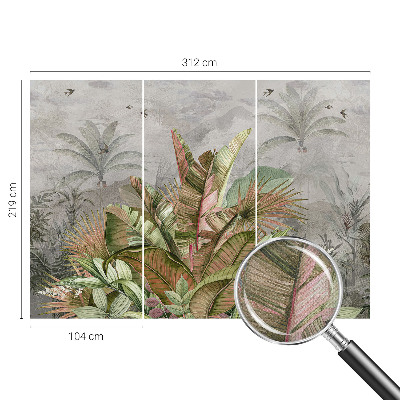 Savaime lipnus fototapetas Egzotiškos džiunglės