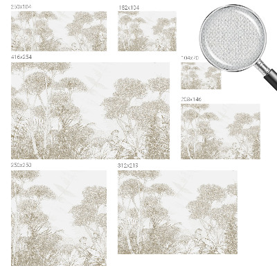 3D fototapetas Augalijos tropikai