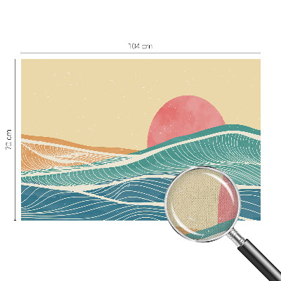 3D fototapetas sienoms Havbølger