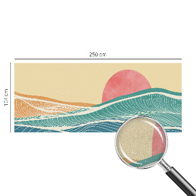 3D fototapetas sienoms Havbølger