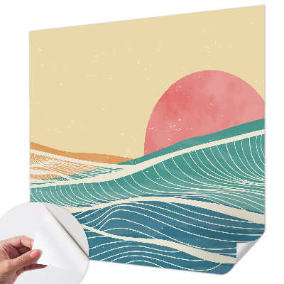 3D fototapetas sienoms Havbølger