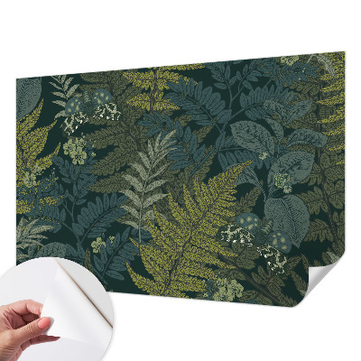 3D fototapetas sienoms Žalia elegancija