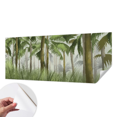 Savaime lipnus fototapetas su tropikų motyvu