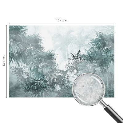 3D fototapetas sienoms Egzotinis žalias